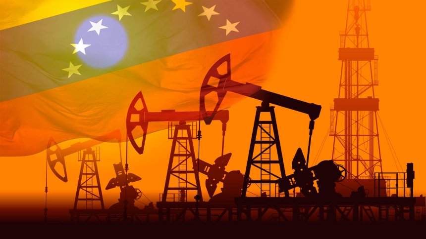 Добыча нефти, флаг Венесуэлы