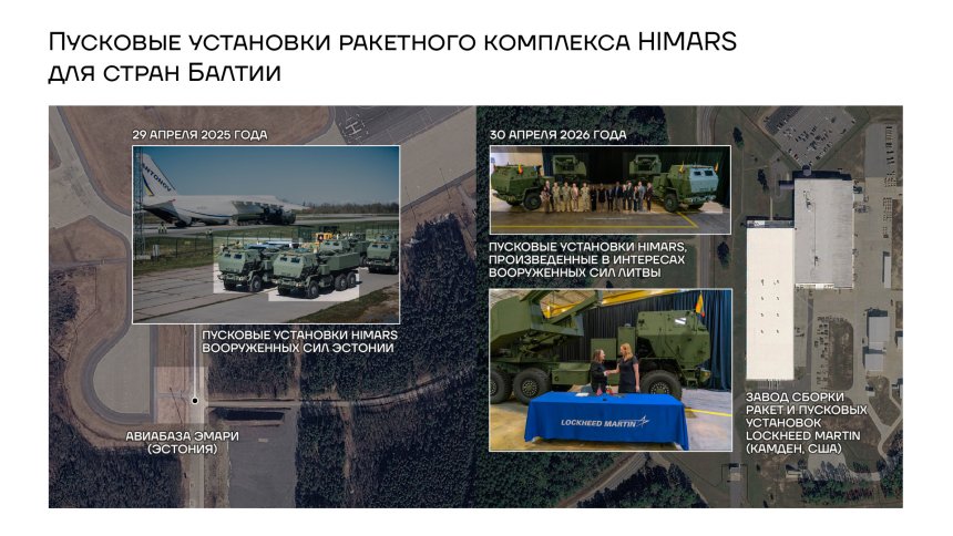 Пусковые установки ракетного комплекса HIMARS для стран Балтии