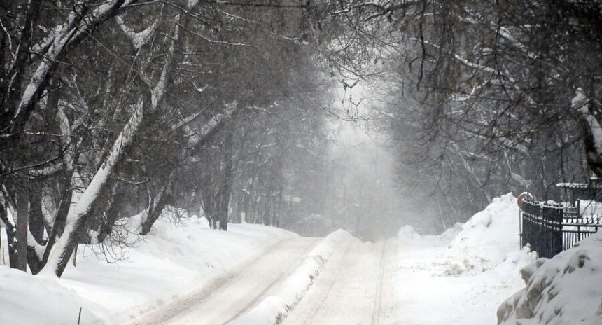 Снежная погода в Москве, апрель 2026