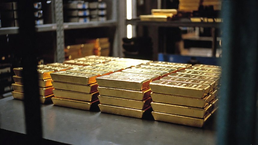 Слитки золота