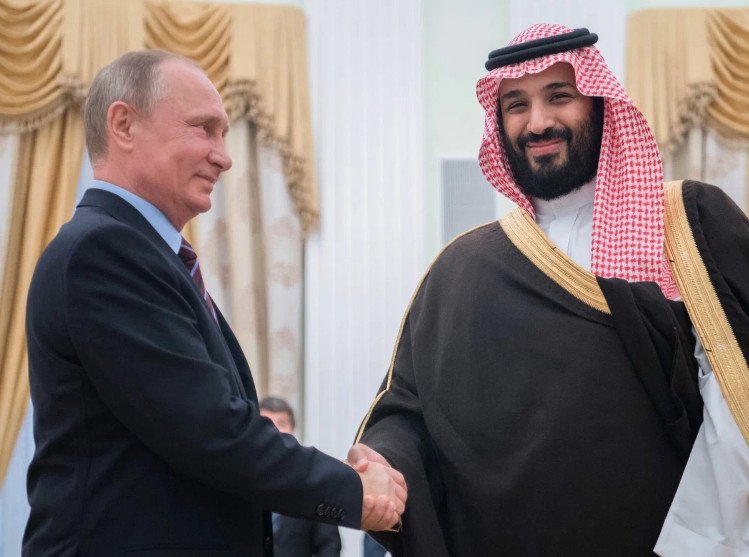 Путин и саудовский принц