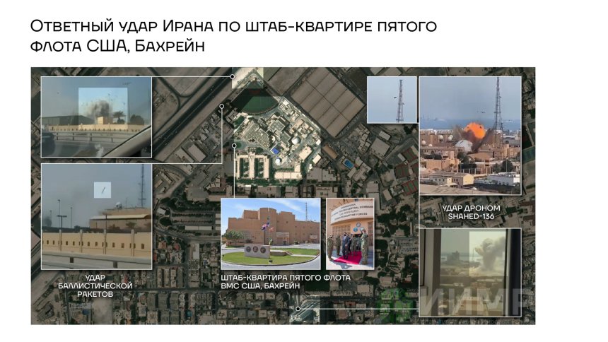 Ответный удар Ирана по штаб-квартире Пятого флота США, Бахрейн
