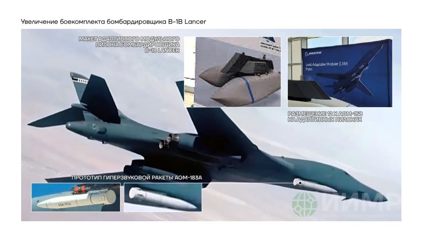 Увеличение боекомплекта бомбардировщика B-1 Lancer