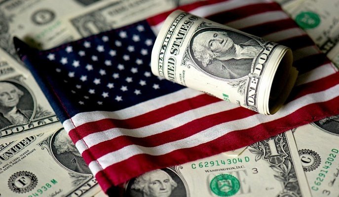 Флаг США, доллар США