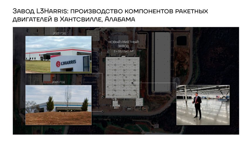Завод L3Harris: производство компонентов ракетных двигателей в Хантсвилле, Алабама