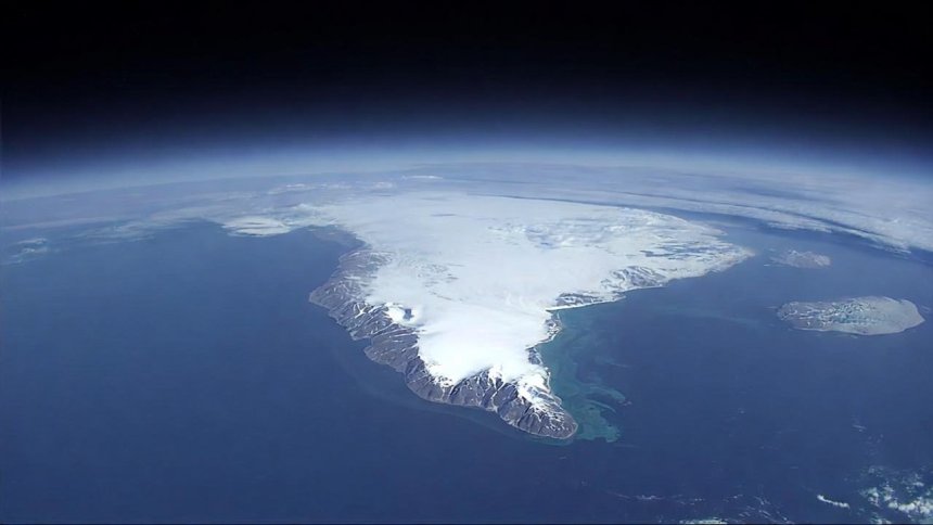 Снимок земли из космоса