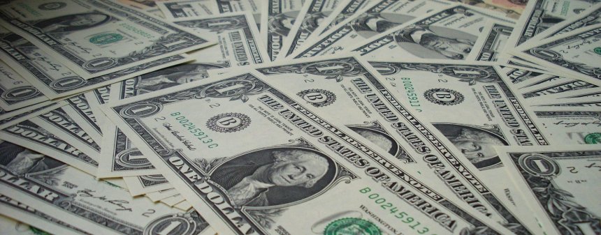 купюры один доллар США